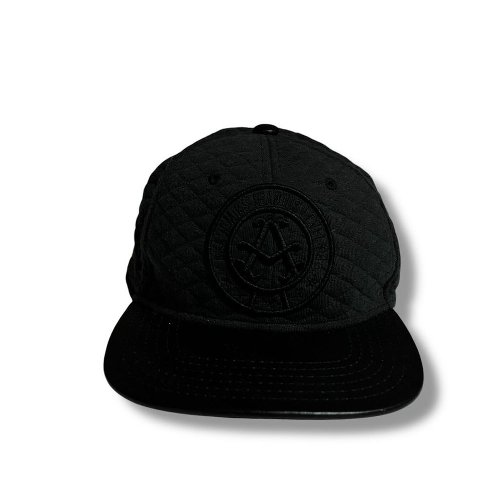 Akademiks Men's Big Embroidered Logo Snapback‎ Adjustable Hat Size OSFM